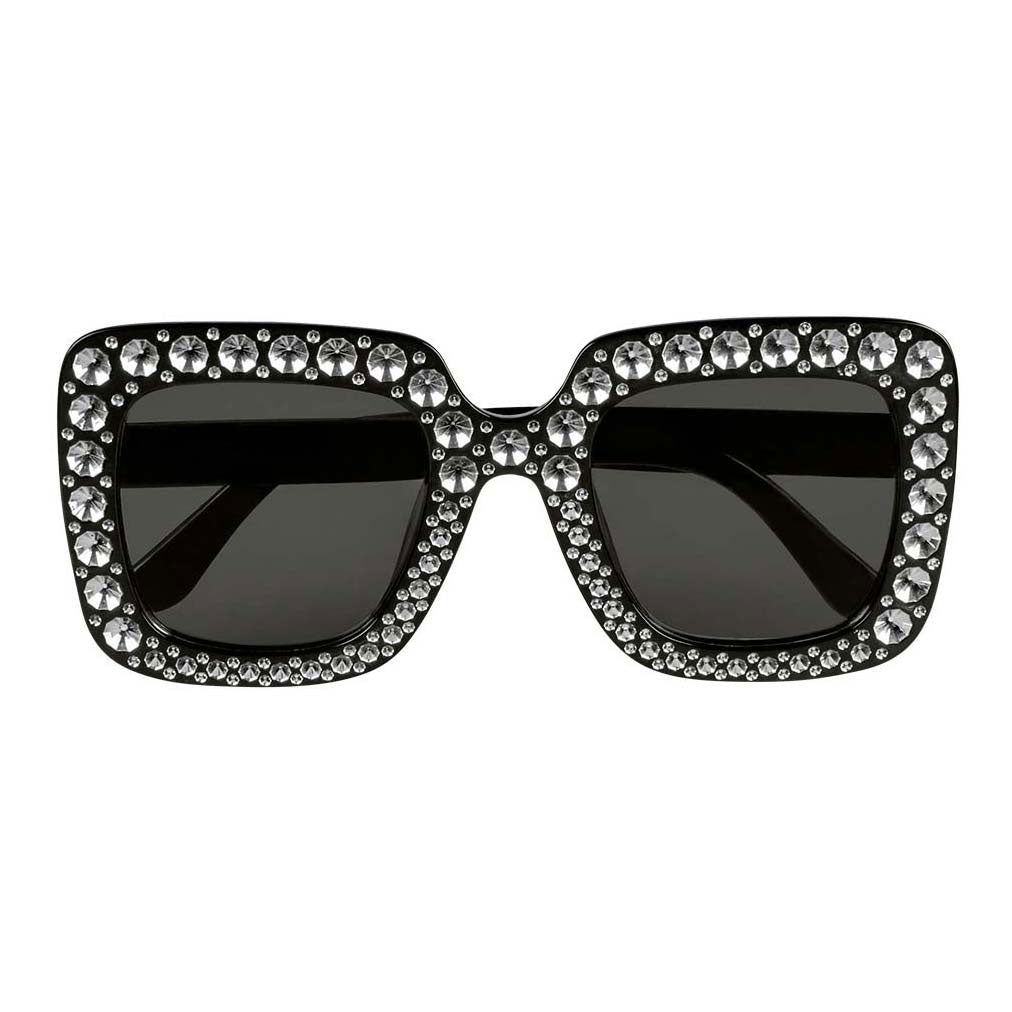 Boland party okuliare bling bling black