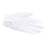 Boland gants avec bouton poussoir blanc xl
