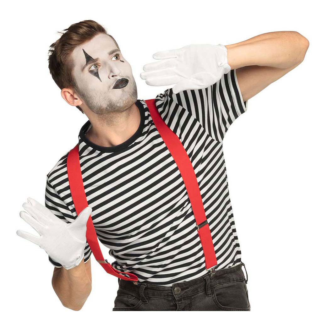 Boland rukavice s tlačítkem bílý xl
