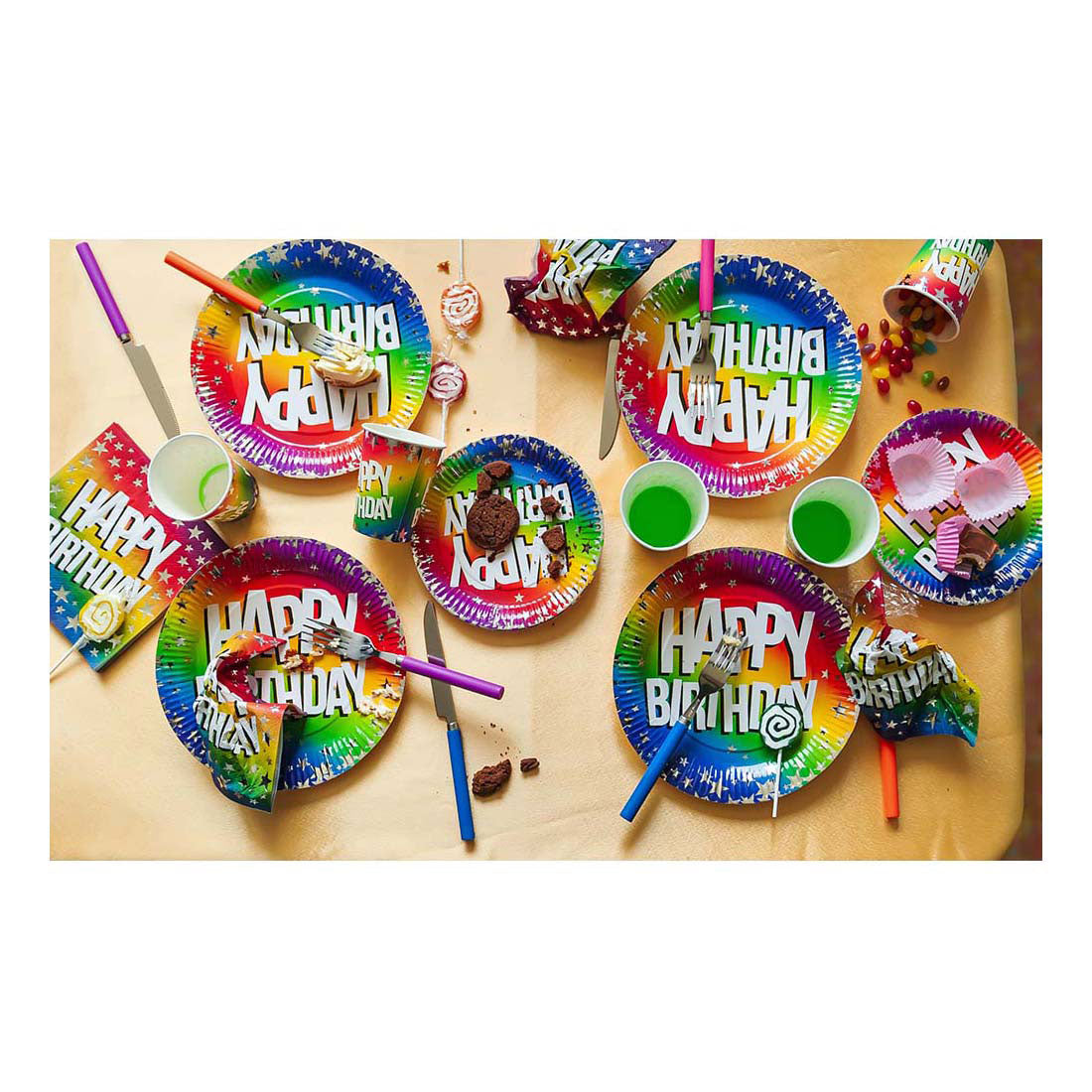 Boland paper cups happy birthday 210ml, 10 pcs.