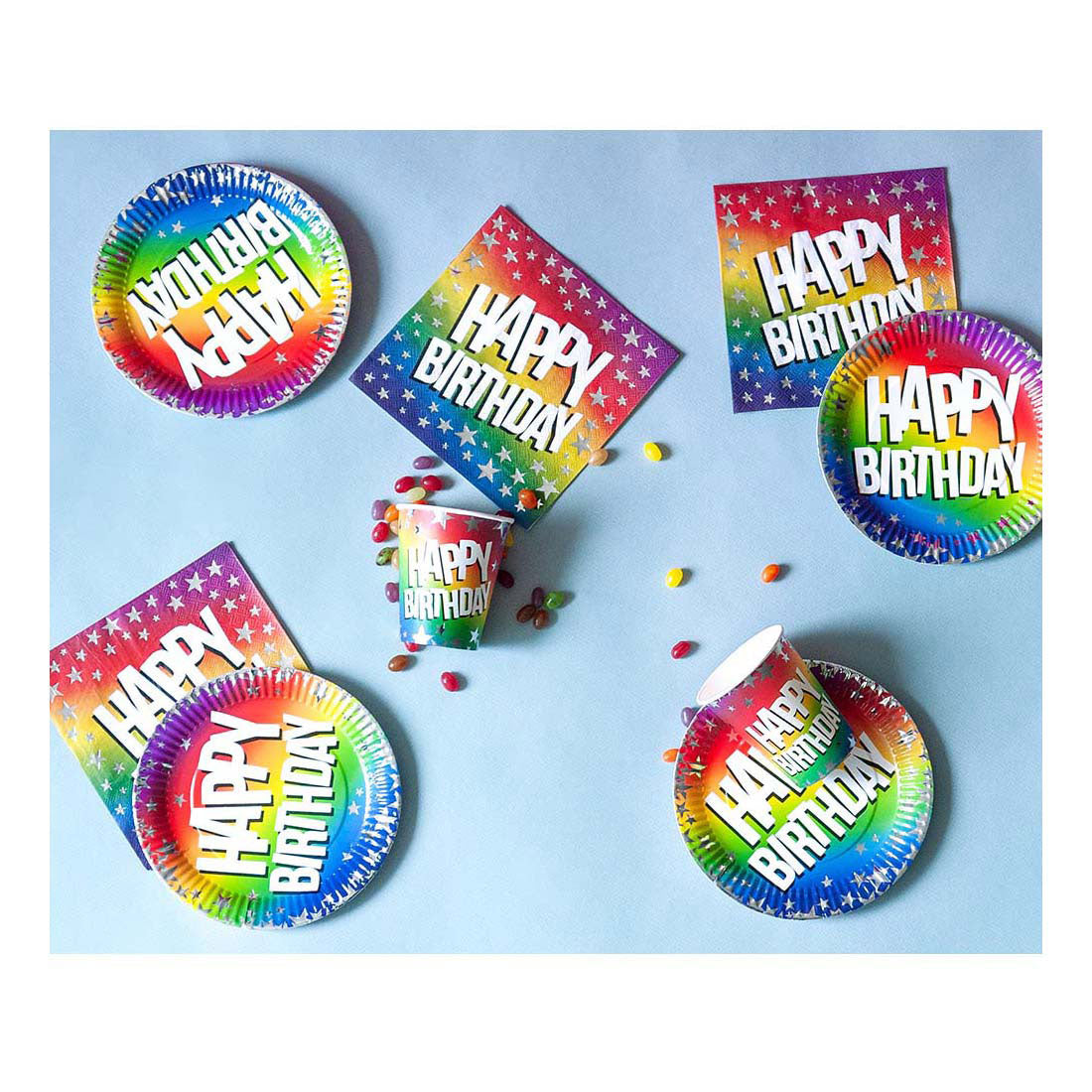 Papírové ubrousky Boland všechno nejlepší k narozeninám, 20 ks.