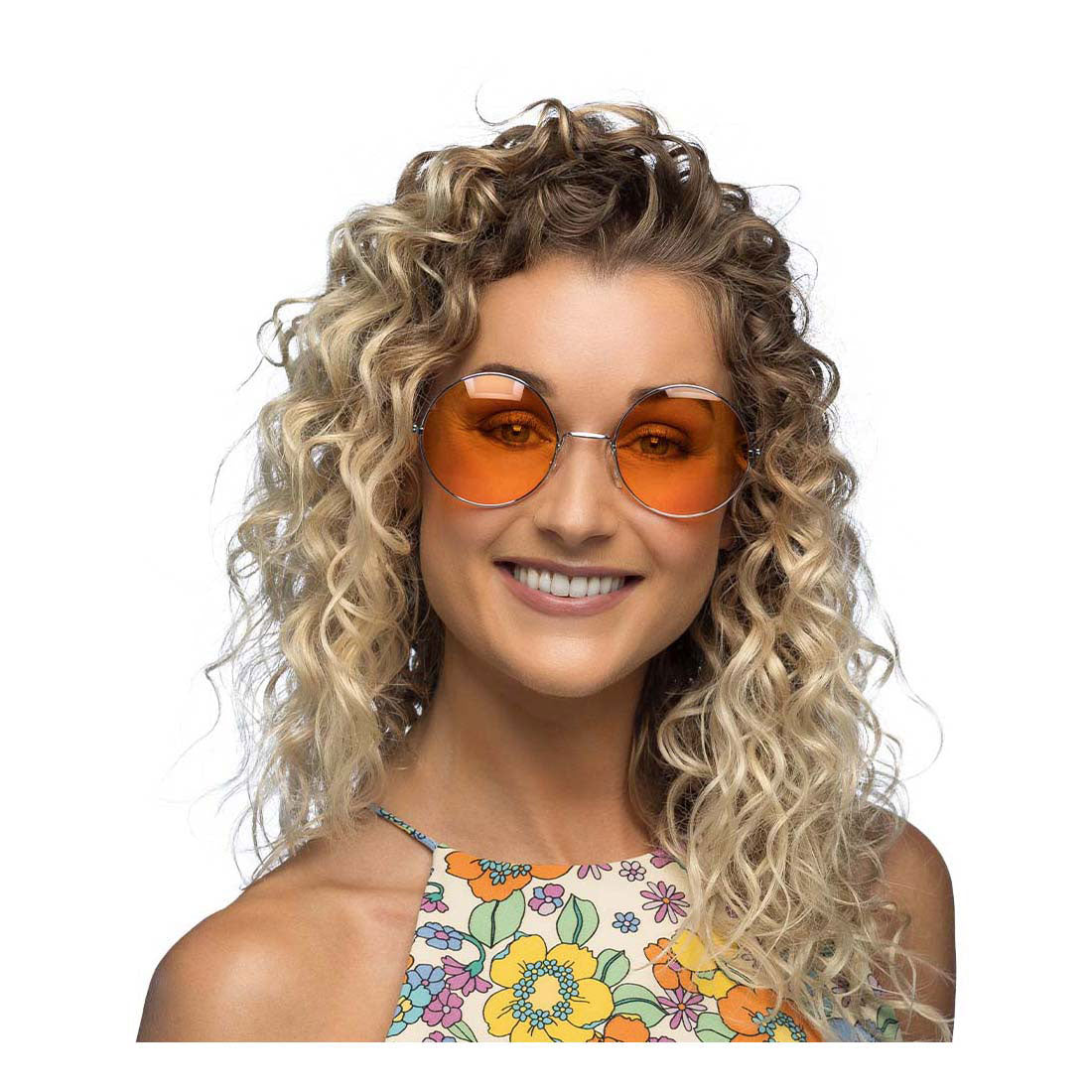 Boland party brýle hippie xl oranje