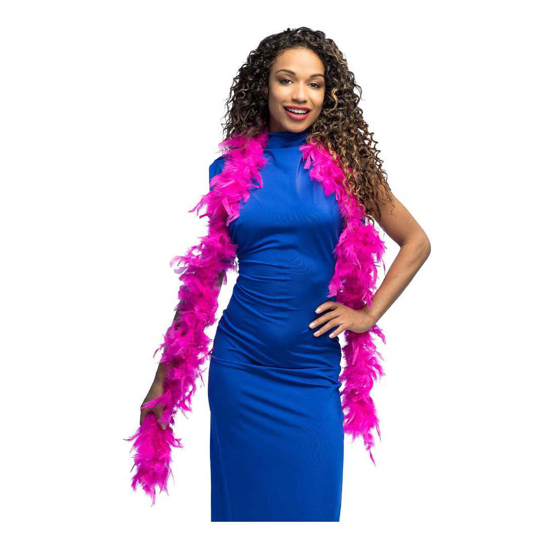 Boland boa fúcsia rosa 180cm
