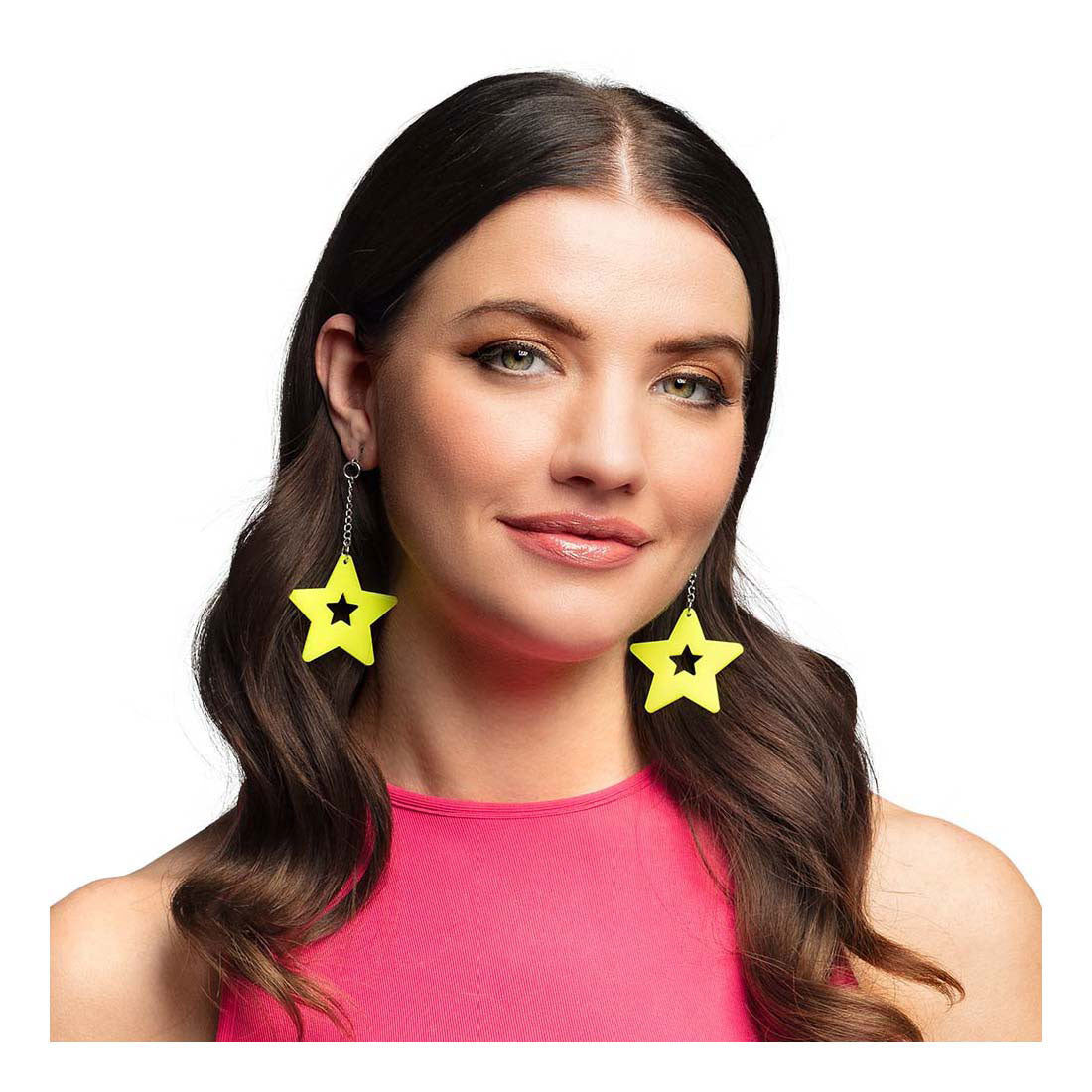 Boland earrings neon yellow