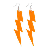 Pendientes Boland flash naranja neón
