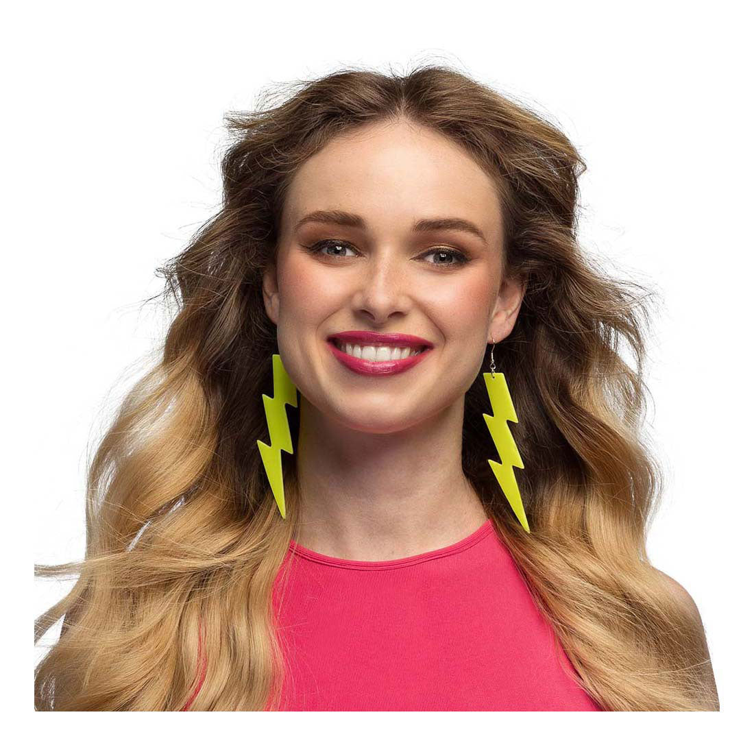 Boland earrings flash neon yellow