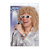 Peluca Boland con gafas.