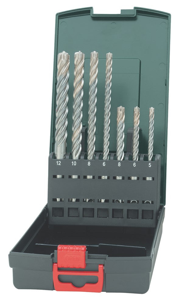 Metabo accessories sds-plus p4p drill set (7 pieces) - 626245000