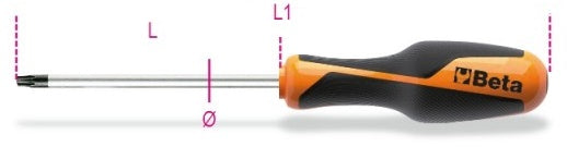 Beta 1267tx torx skruetrækker T5