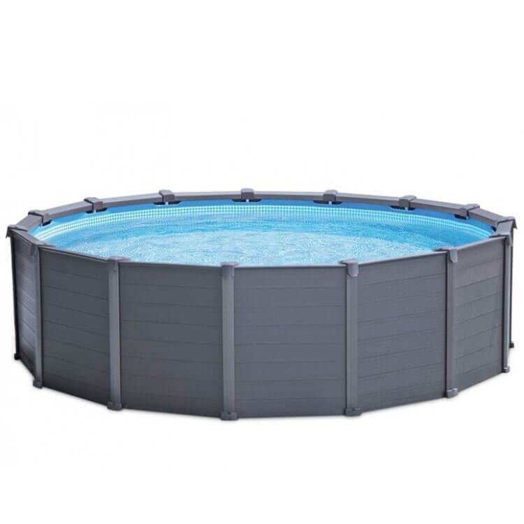 Intex grafitpanelpool 478 x 124 cm