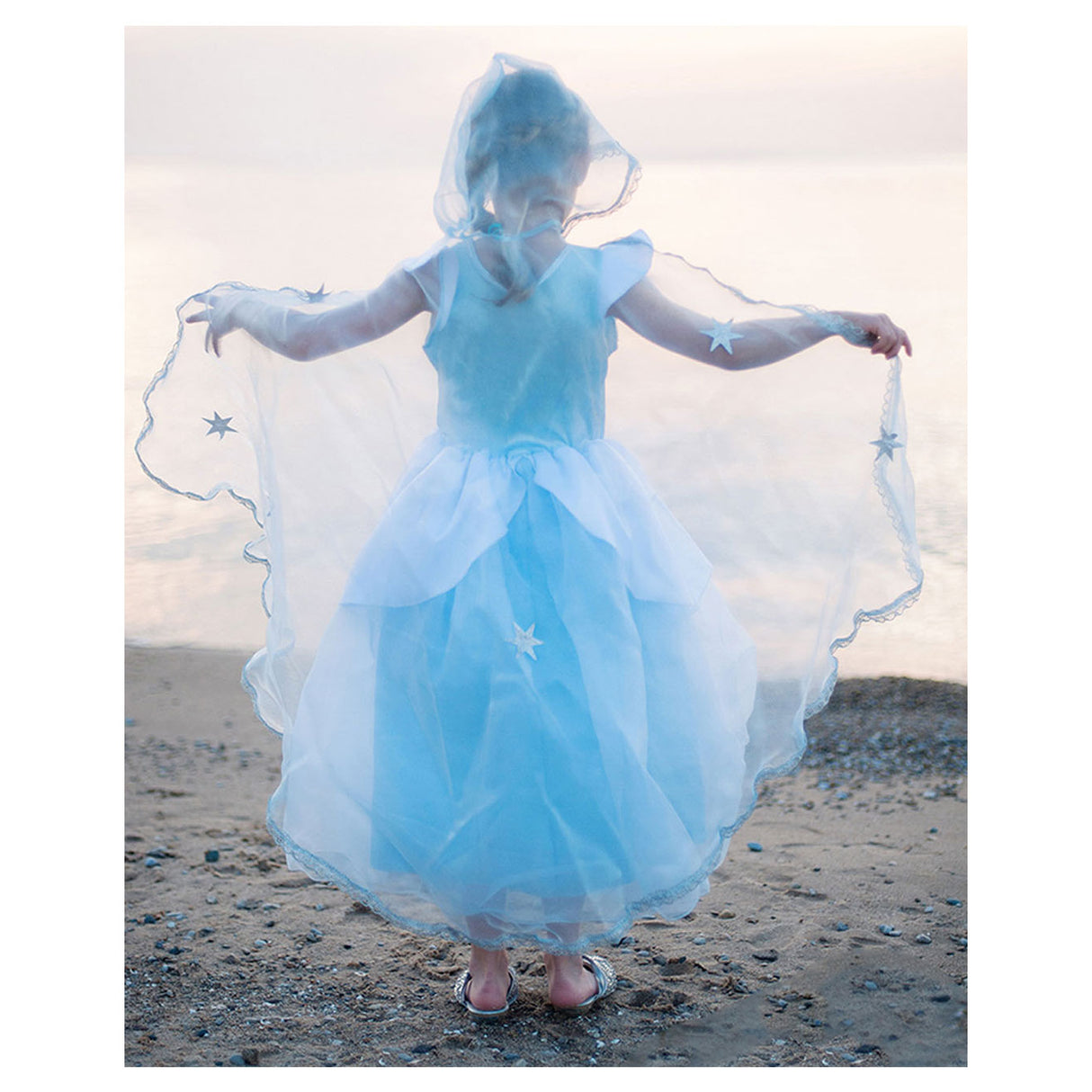 Great pretenders prinsessen cape lichtblauw, 3-4 jaar