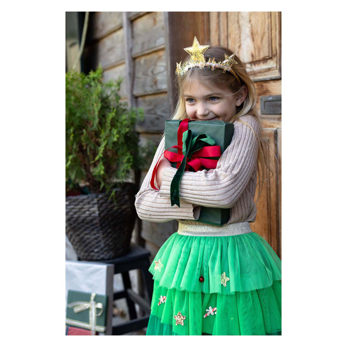 Great pretenders rockin' round the christmas tree tutu - 4-6 jaar