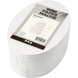 Creativ company oval boxes, h: 4+5+6+7 cm, l: 10+12+14+16 cm, white, 4 pieces 1 set