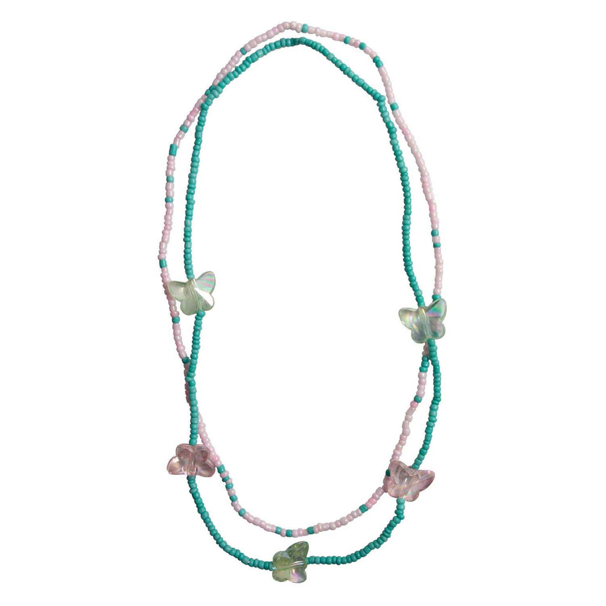 Great pretenders pretty shy butterfly kettingset - 2st.