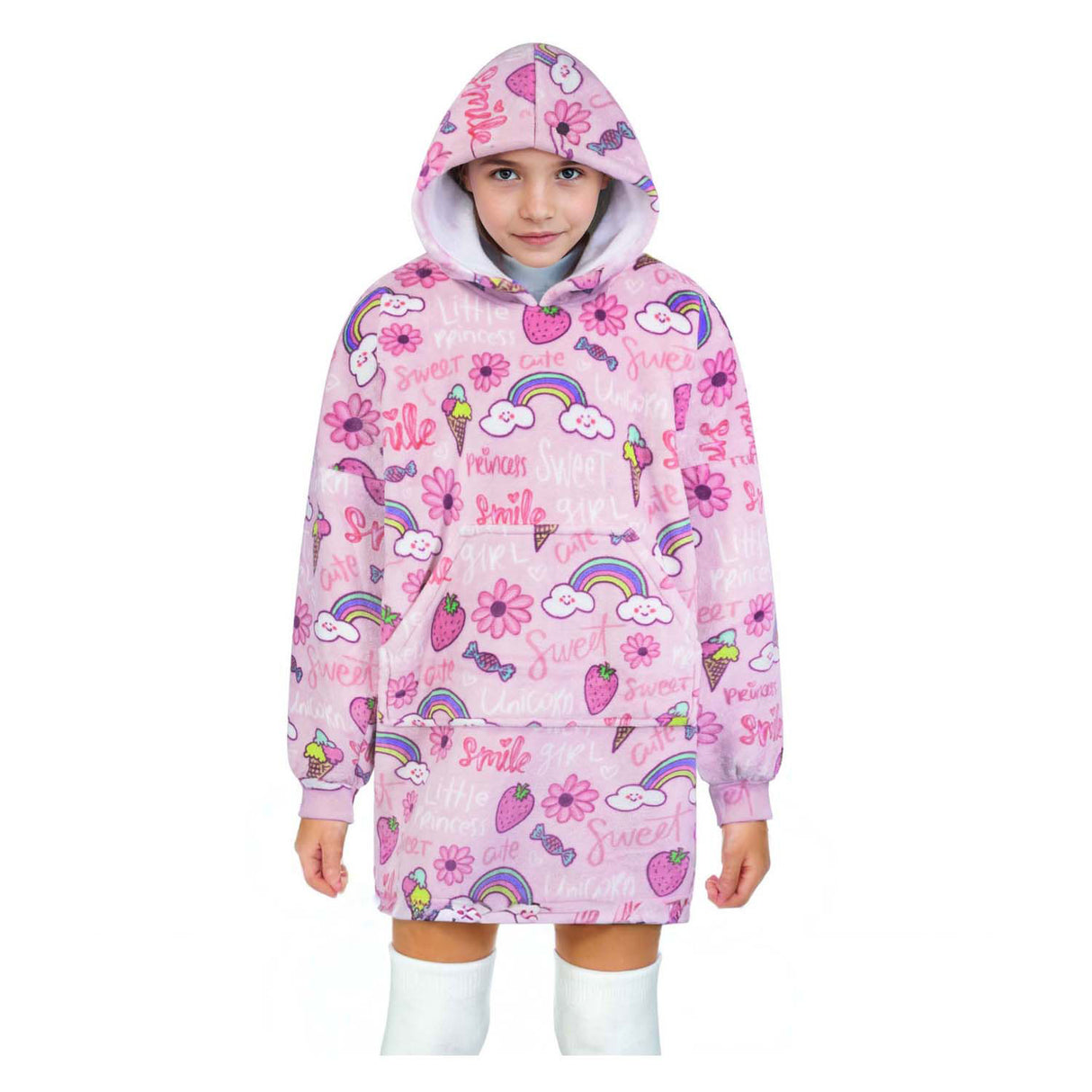 Noxxiez knuffel hoodie medium trui sweet, tot 160cm