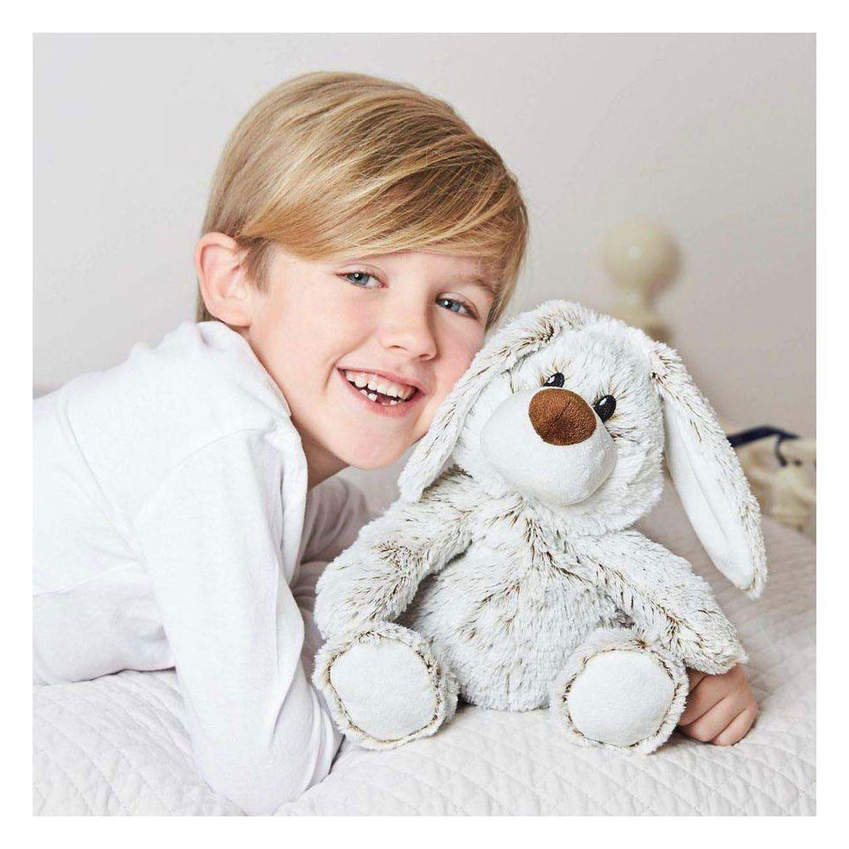 Warmies konijn snowy warmteknuffel