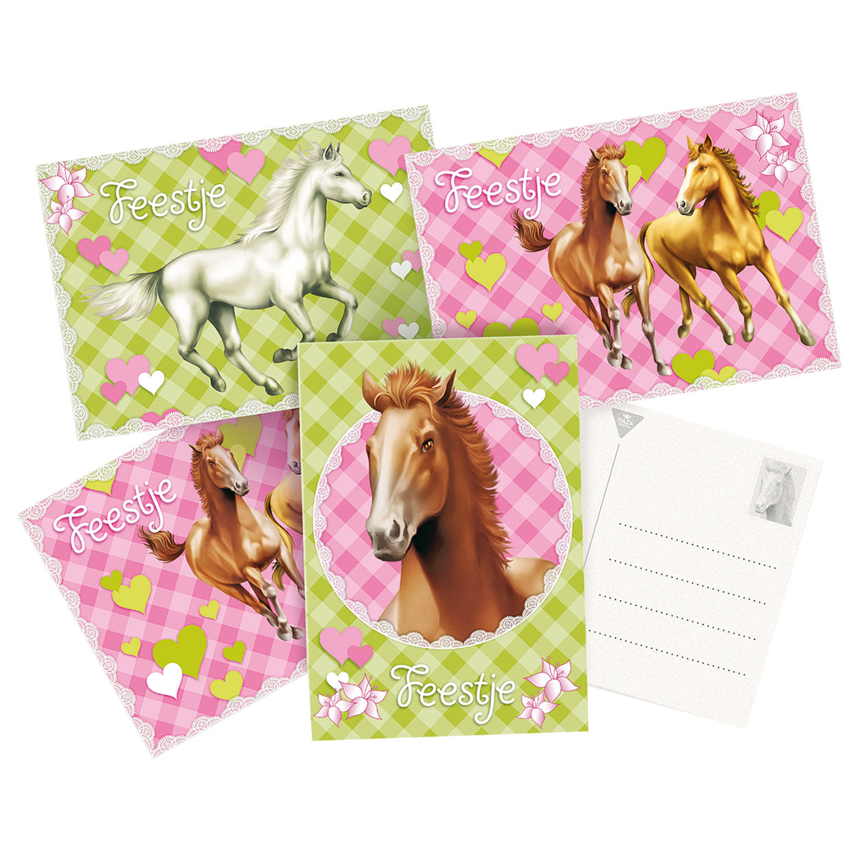 Haza Witbaard Tarjetas de invitación caballos. 6