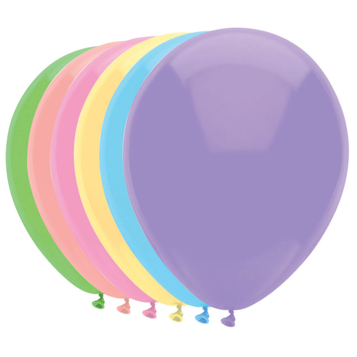 Haza Witbaard Balloons Pastel, 10st.