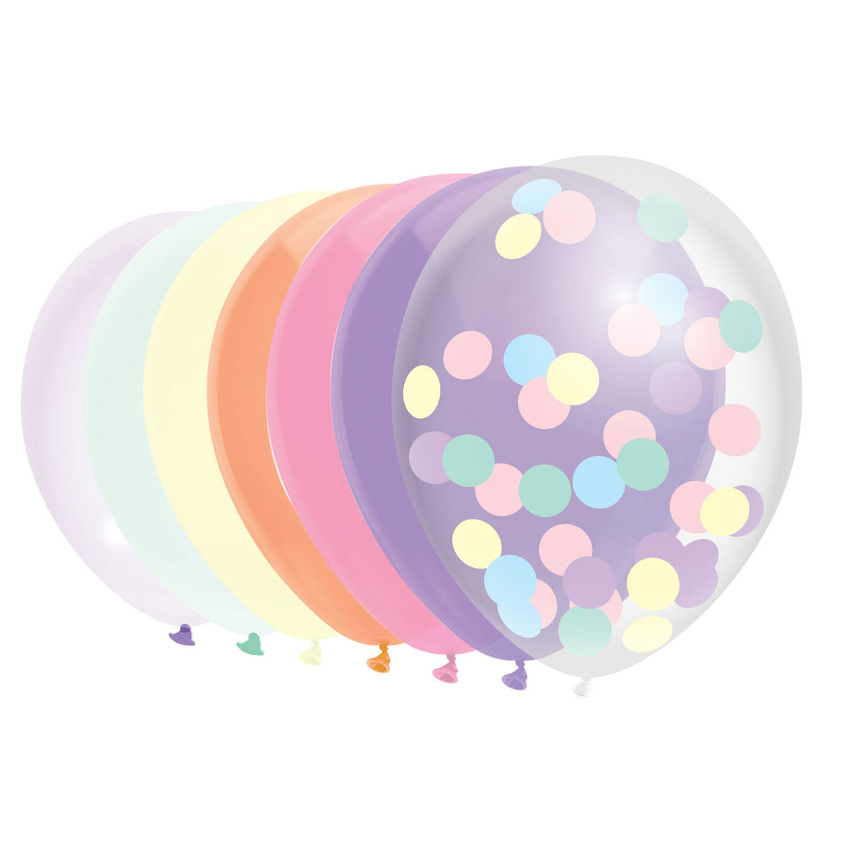 Balloons Pastel, 10st.