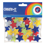 Creat-it Schaum Star Mix Glitter 54 Stéck