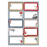 Haza witbaard cadeau etiketten sint co.