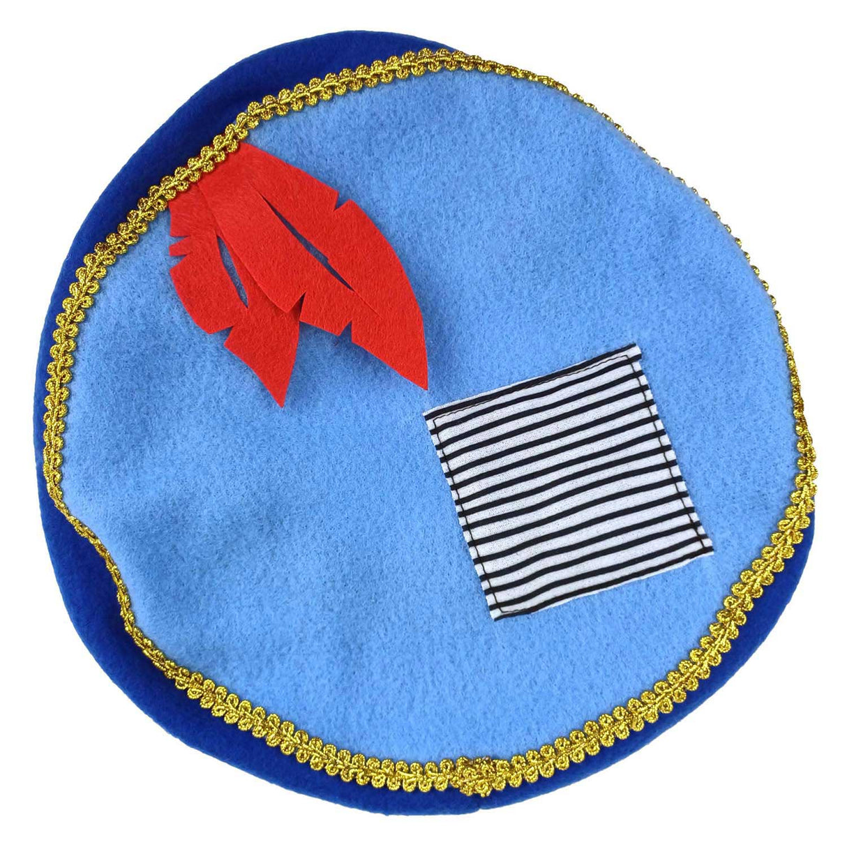 Haza witbaard luxe piet baret sint co. - 24x24cm
