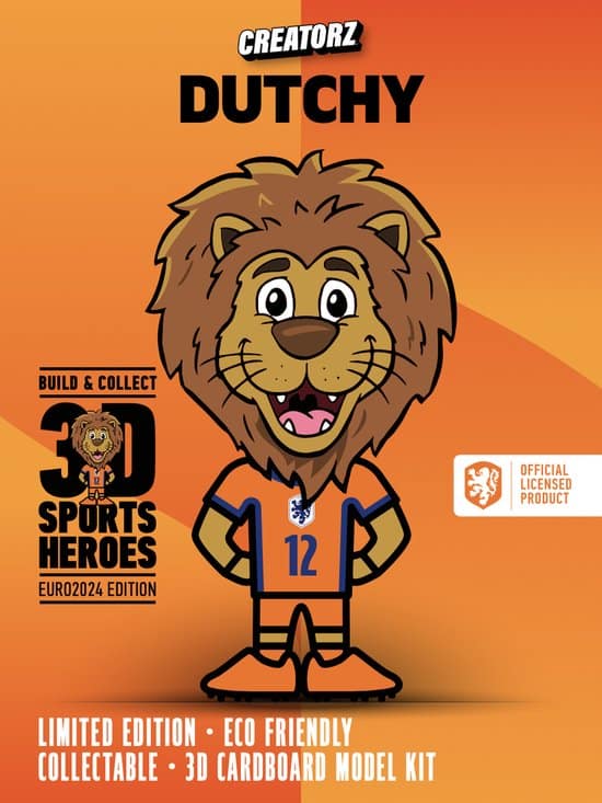 Oku creatorz 3D the mascot Dutchy sports heroes