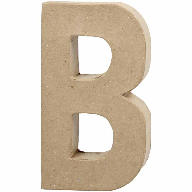 Letter Papier -Maché - B, 20,5cm