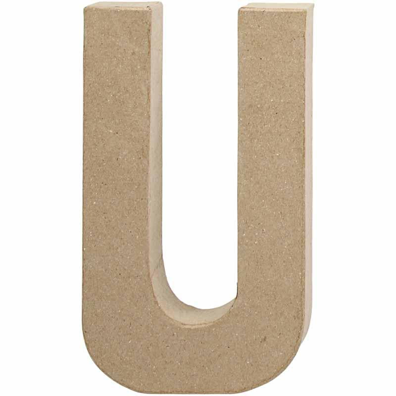 Creativ Company Letter Papier-Maché U, 20.5cm