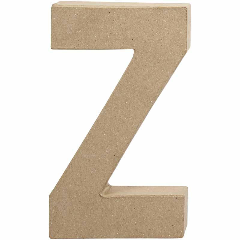 Letter Papier -Maché - Z, 20,5cm