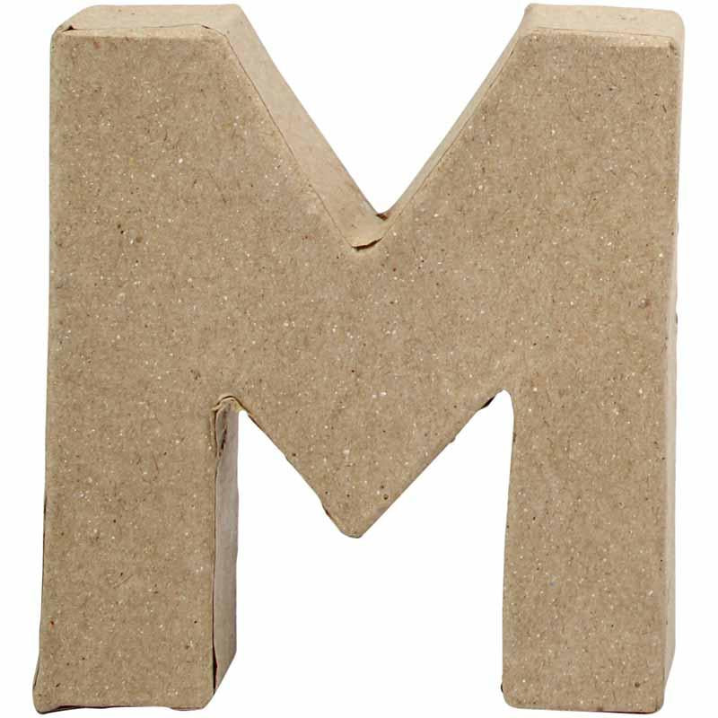 Letter Papier -Maché - M, 10cm