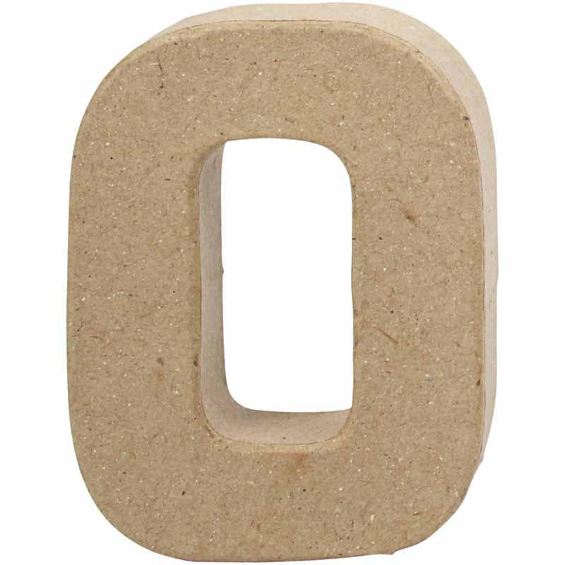Letter Papier -Maché - O, 10cm