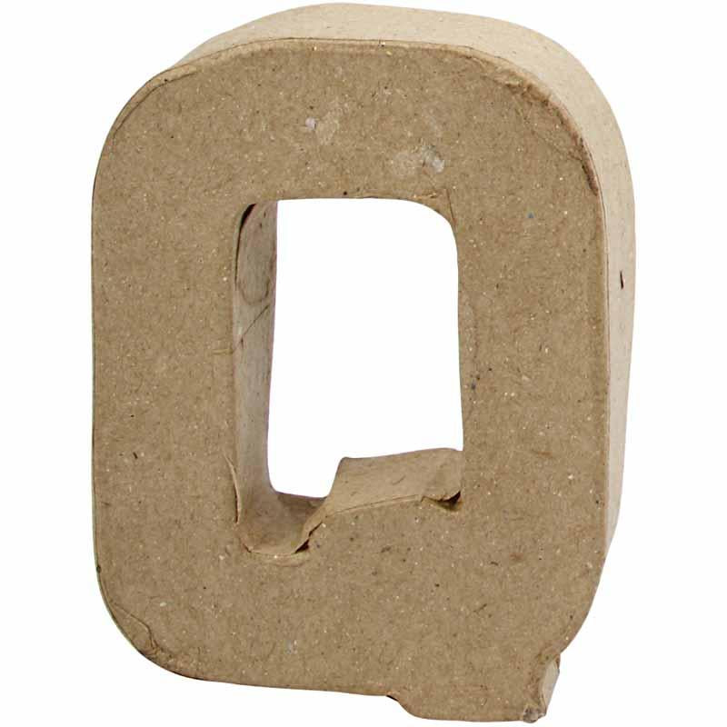 Briefpapier -Maché - Q, 10 cm