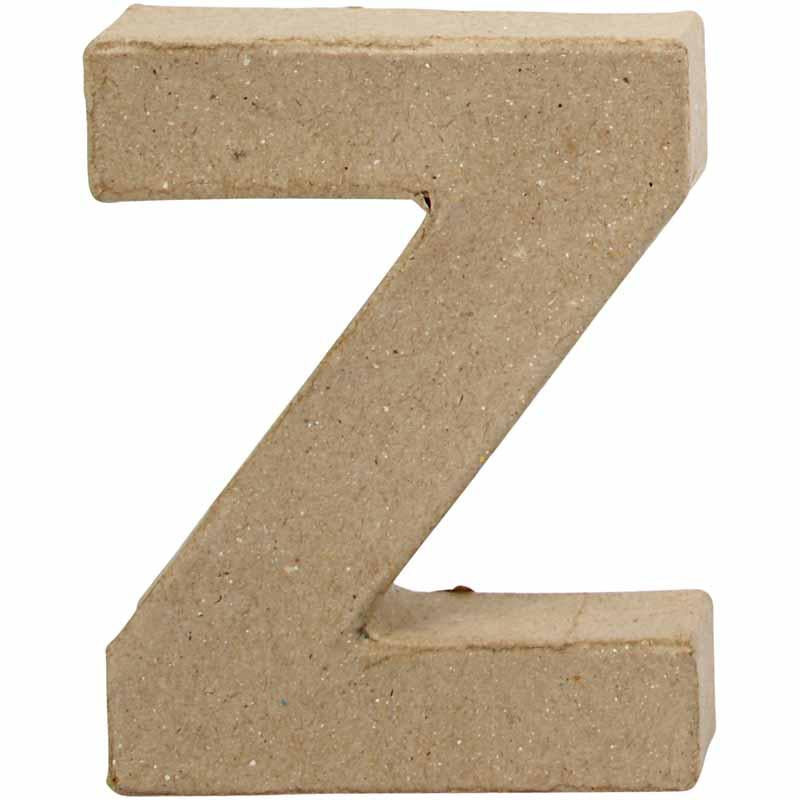 Creative Company Letter Papier -Maché - Z, 10cm