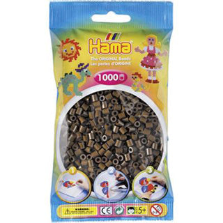 Hama Iron Beads čokoláda hnědá 1000 kusů