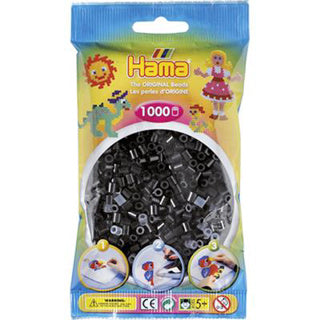 Hama järnpärlor svarta 1000 stycken