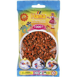 Hama järnpärlor bruna 1000 stycken