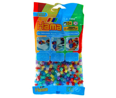 Hama String Perlen - Glittermix (054), 1000st.