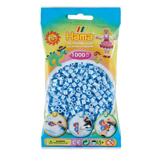 Hama Iron Beads Ice Blue Pastel 1000 парчета