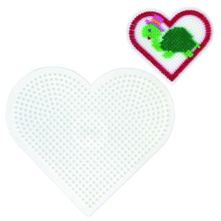 Tabla de planchar con cuentas Hama - corazón grande