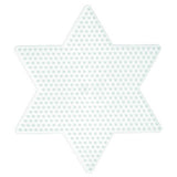 Hama išlyginami karoliukai pagrindo plokštės žvaigždė didelė | 5 vnt