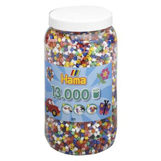 Hama Eisen Perlen am Pot Mix Norm (00), 13.000.