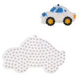 Hama iron-on beads base plate car white | 5 pieces