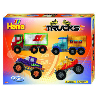 Hama Iron Beads Set Trucks 4000 Paps