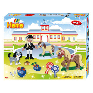 Hama horse show iron-on bead set 4000 pieces