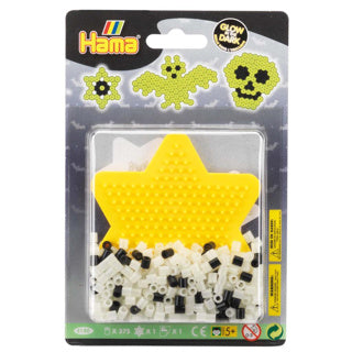 Hama ironing beads blister pack glow in the dark 375 pieces