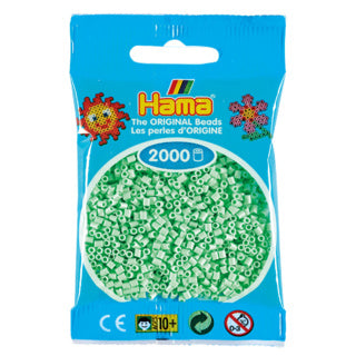 Hama Mini String Beads 2000 Stéck Pastell mint