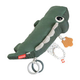 Hecho por ciervo boca abajo actividad juguete croco verde