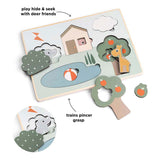 Gemaach vun Réi Holzschicht Puzzle, 10..