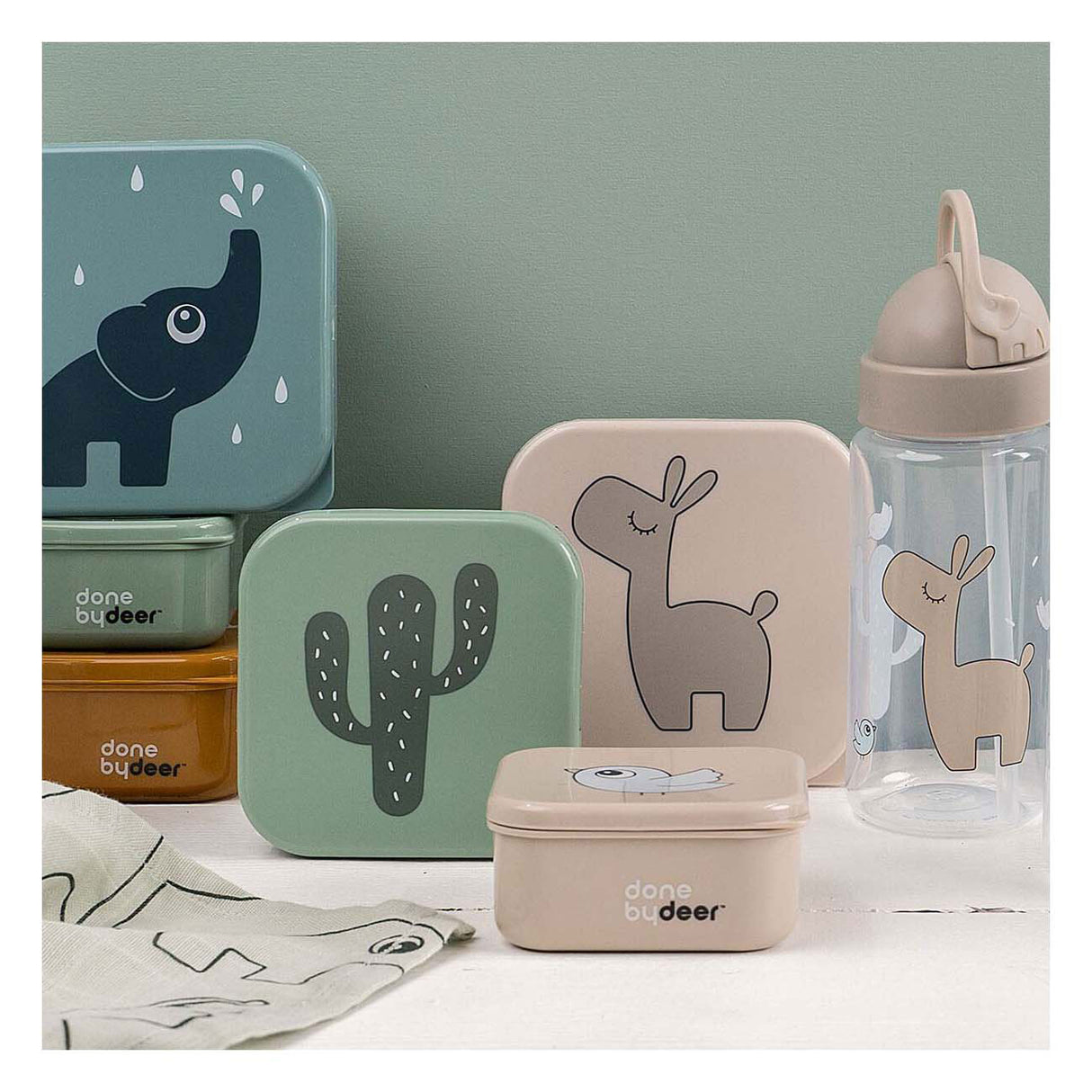 Done by Deer Snackbox Lalee Beige Mix, 3st.